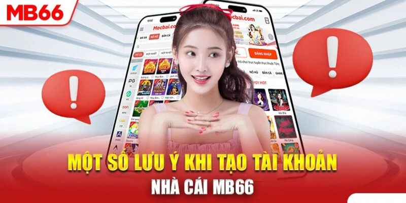 Những điều cần lưu ý khi đăng ký tài khoản Mb66